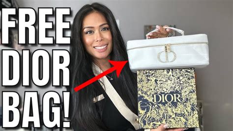 free dior makeup bag|dior free makeup pouch code.